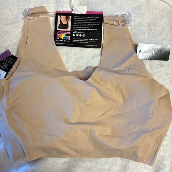 NWT BALI Comfort Bra Style DF3491 size XL Nude No Lines Wire Free $44 - Picture 2 of 7